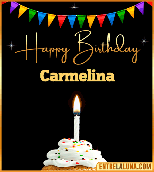 GiF Happy Birthday Carmelina